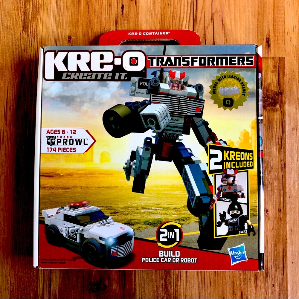 NEW TRANSFORMERS KREO PROWL CONSTRUCTION SET